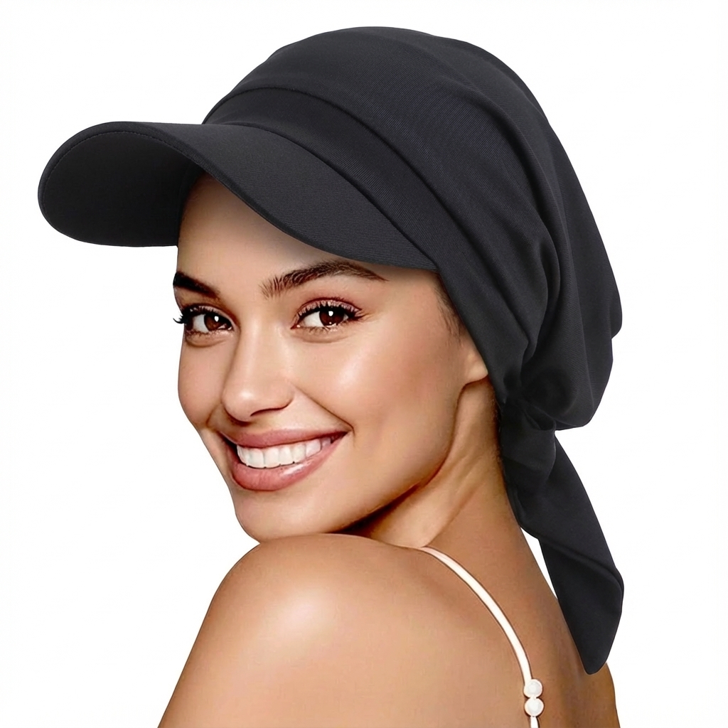 Nouveau Hijab Turban Musulman Uni pour Femme, Casquette de Baseball avec Visière, Bandana, Bonnet Hijab, Foulard, Chapeau de Soleil, Écharpe Enveloppante