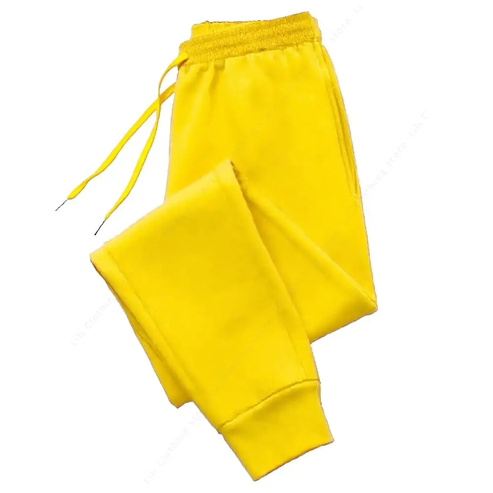 Pantalon de jogging basique en molleton pour femme – Rose, noir, camel – Idéal printemps-automne