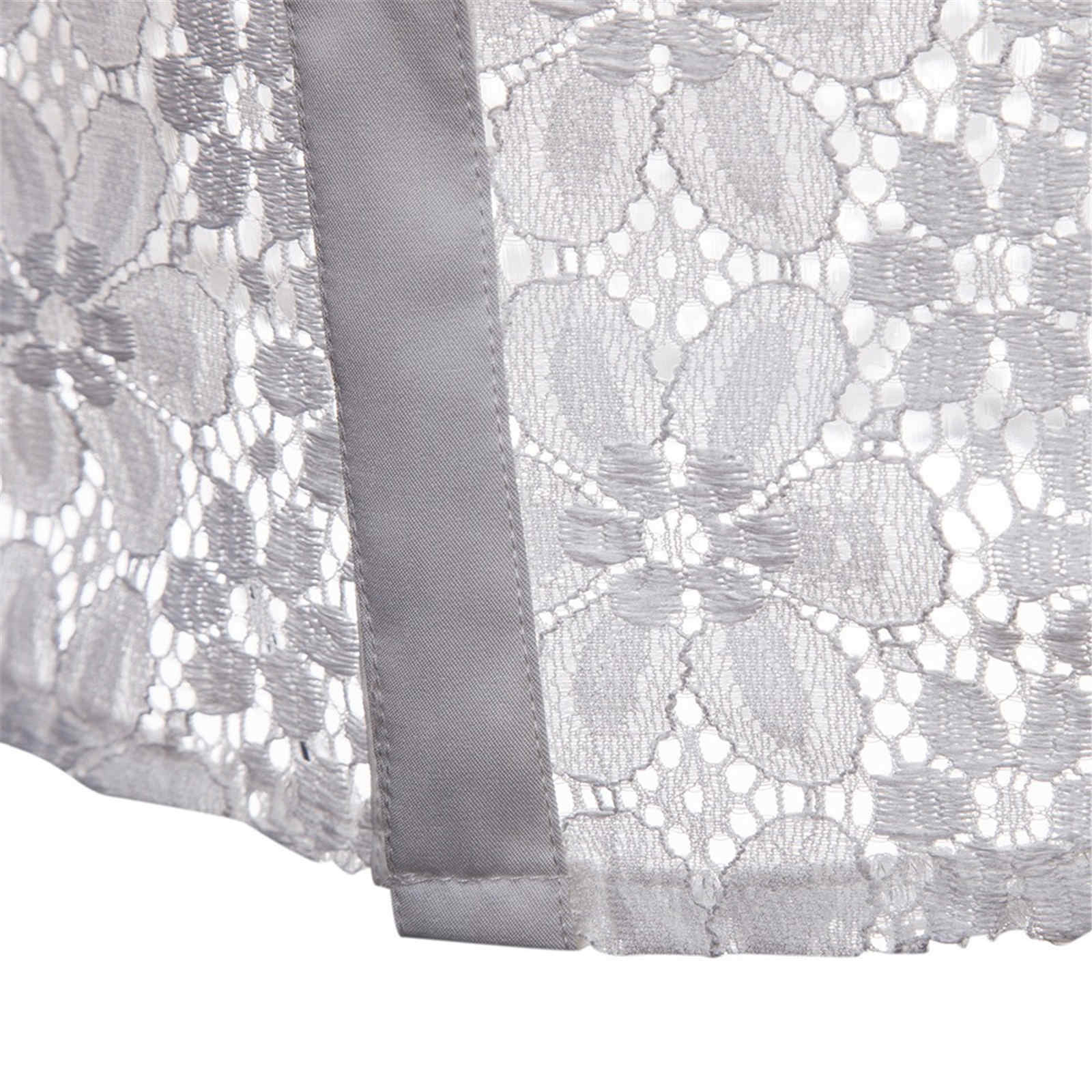 Chemise en dentelle à revers pour hommes, manches longues, creuse, simple boutonnage, légère, chemises coréennes d'été, nouvelle collection