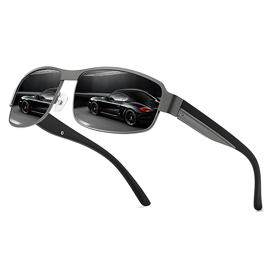 Lunettes de soleil de créateur vintage carrées de haute qualité pour hommes et femmes, idéales pour les loisirs, les voyages, l'été, la plage, les vacances, la conduite et la pêche