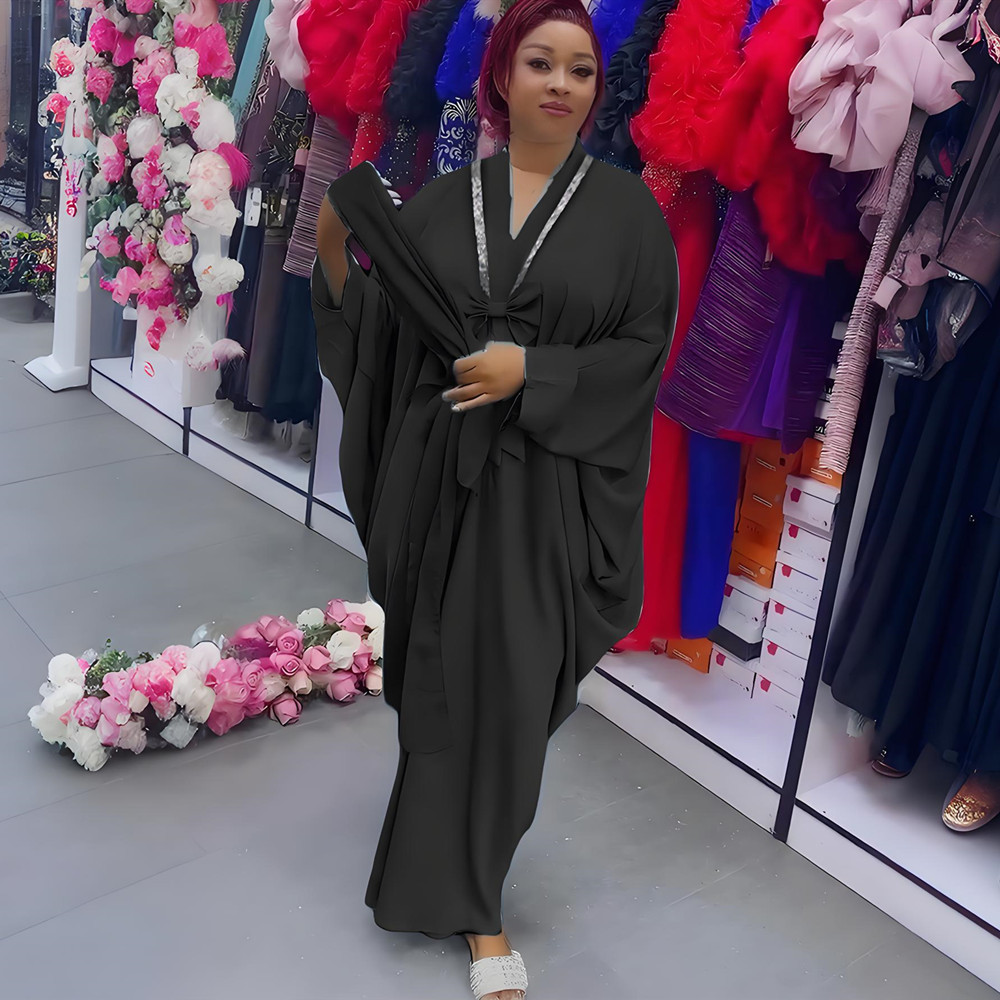 Abayas de Dubaï pour femmes, mode musulmane africaine de luxe, caftan marocain, robes de soirée, robe en mousseline de soie, boubou, djellaba femme