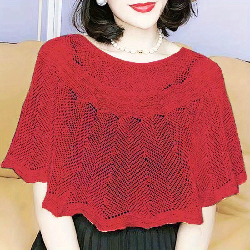 Écharpe pull d'été en coton tricoté de couleur unie, châles coréens simples, Design creux, mode polyvalente, protection solaire