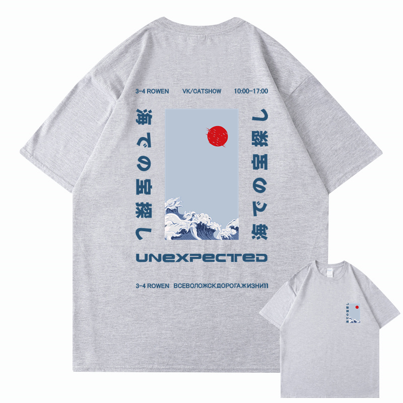 T-Shirt à Manches Courtes en Coton pour Homme, Streetwear, Hip Hop, Harajuku, Japonais, Imprimé Okeji, Fille et Garçon, Été, 2024