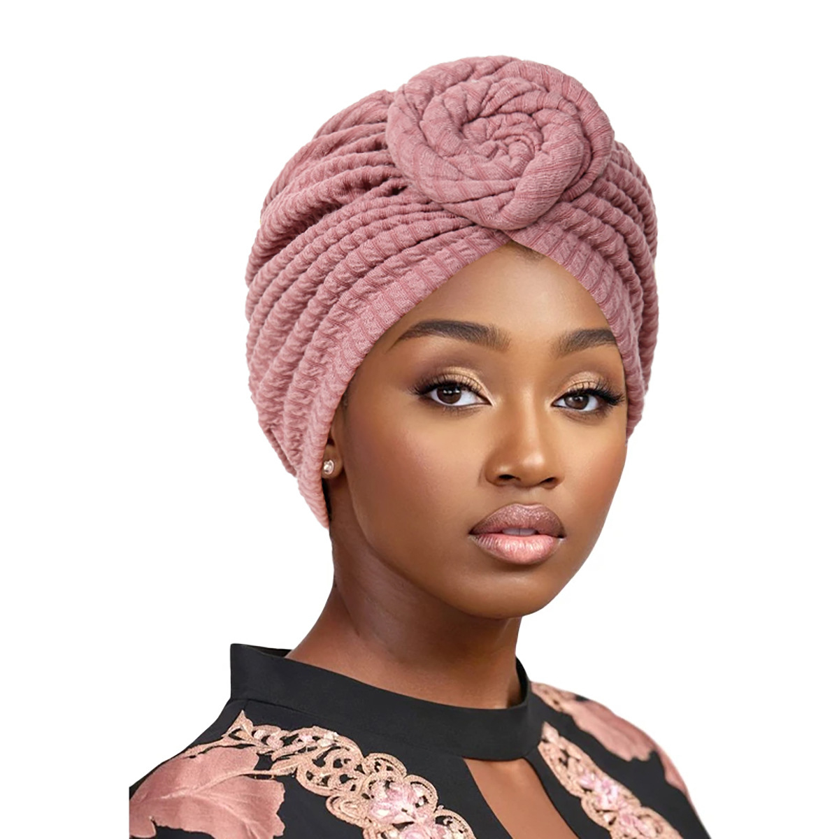 Nouvelle Collection 2026 : Turbans et Hijabs Tendance pour Femmes – Bonnets Musulmans Doux et Élastiques, Foulards Africains Respirants, Bonnets Chimio pour Femmes et Filles