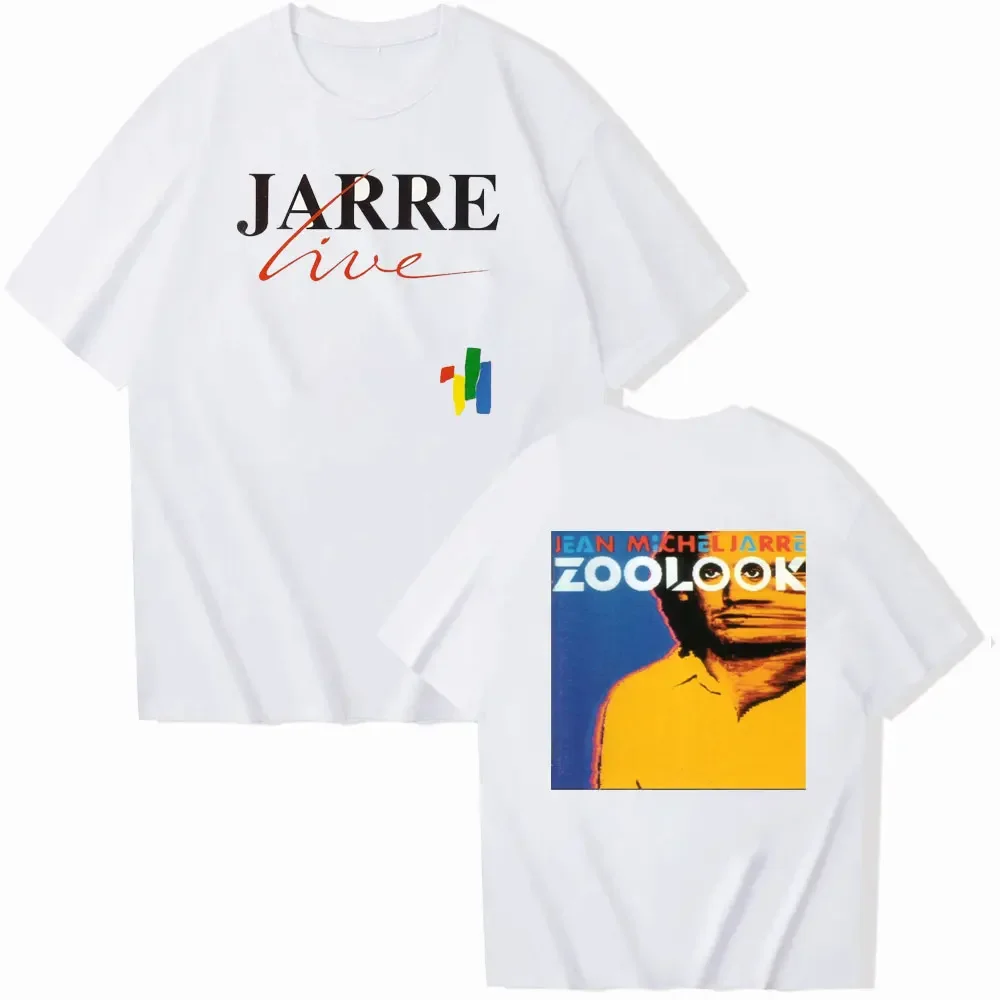Jean Michel Jarre Album de musique-équinoxe-Zoolook-Oxygène Souvenir cadeau été coton t-shirt hommes conception personnalisée mode classique t-shirt