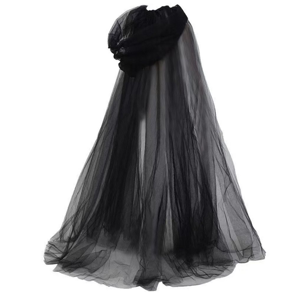 Nouveau Design avec capuche surdimensionnée Halloween Cape à capuche Vintage couleur noire Vintage Cape à capuche pardessus à lacets