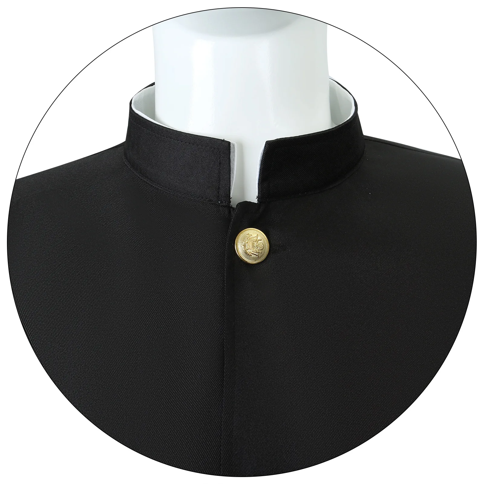 Costume de cosplay Anime Dandadan Ken Takakura, uniforme scolaire Okarun, veste noire Gakuran, tenue avec lunettes, costume unisexe pour Halloween