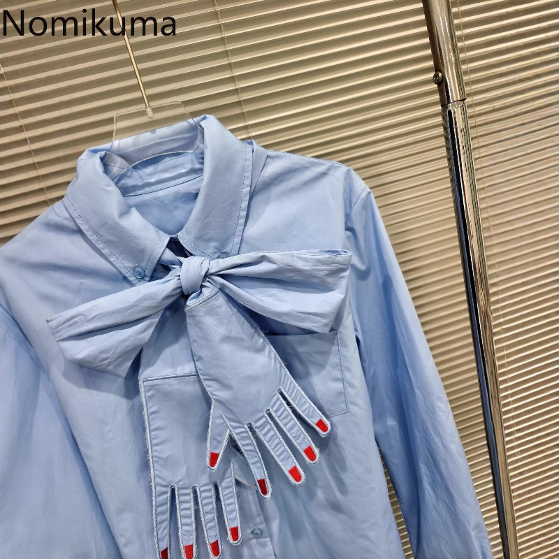 2026 Blouses pour femmes tendance, hauts élégants à manches longues, chemises décontractées style preppy, chemisiers chics décontractés