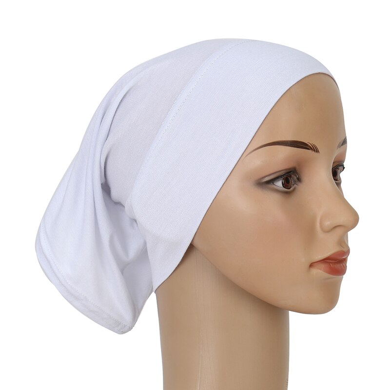 Hijabs en coton modal de haute qualité pour femmes, sous-écharpe, casquettes intérieures musulmanes, chapeau astronomique élastique, petit chapeau multi-documents, 25x22cm