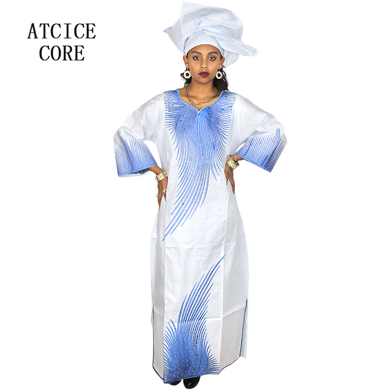 Tenue africaine pour femmes Abaya broderie grande taille robe d'église de fête élégante