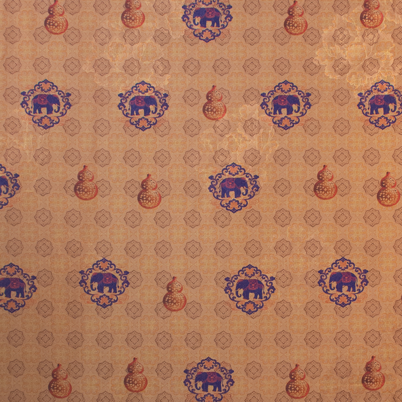 Tissu Xiangyunsha 100% Soie de Mûrier Doux pour la Peau, Motif Floral Élégant, Matériel de Couture Fait Main pour Tenues Féminines et Projets DIY