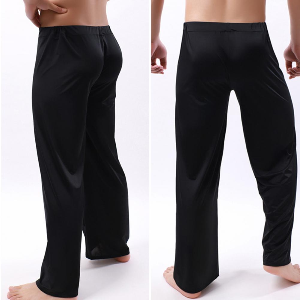 Pantalon de Yoga pour hommes, couleur unie, ceinture élastique, taille basse, Fitness, entraînement, jogging, ample, plage, pantalon de Sport décontracté