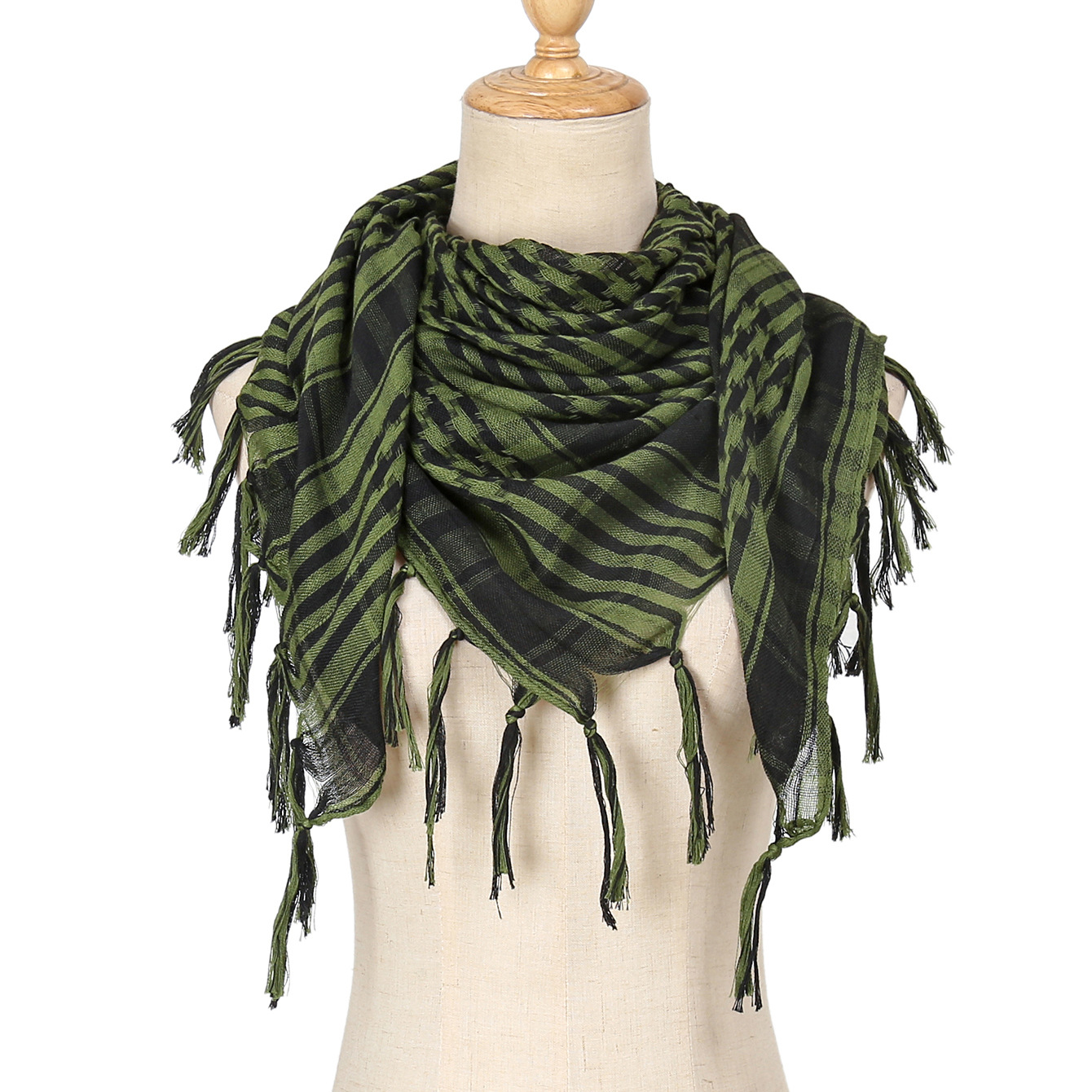 Foulard Hijab à carreaux pour hommes et femmes, foulard arabe du désert, doux, tactique, randonnée, Turban unisexe, châle militaire, nouvelle collection 2024