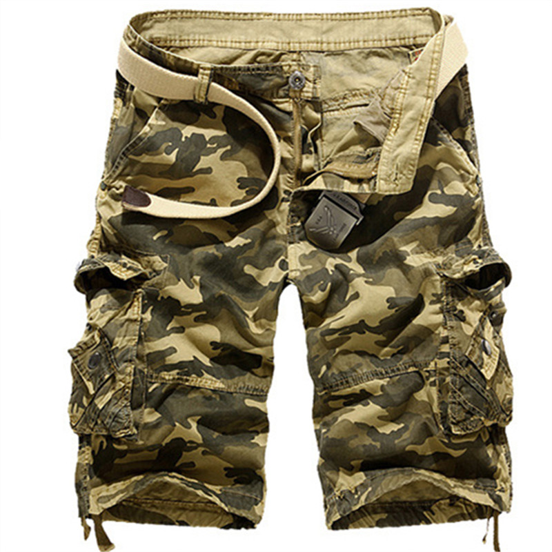 Shorts décontractés hommes Camouflage hommes Cargo Shorts vêtements d'extérieur été offre spéciale qualité coton marque vêtements mâle pantalons de survêtement militaire