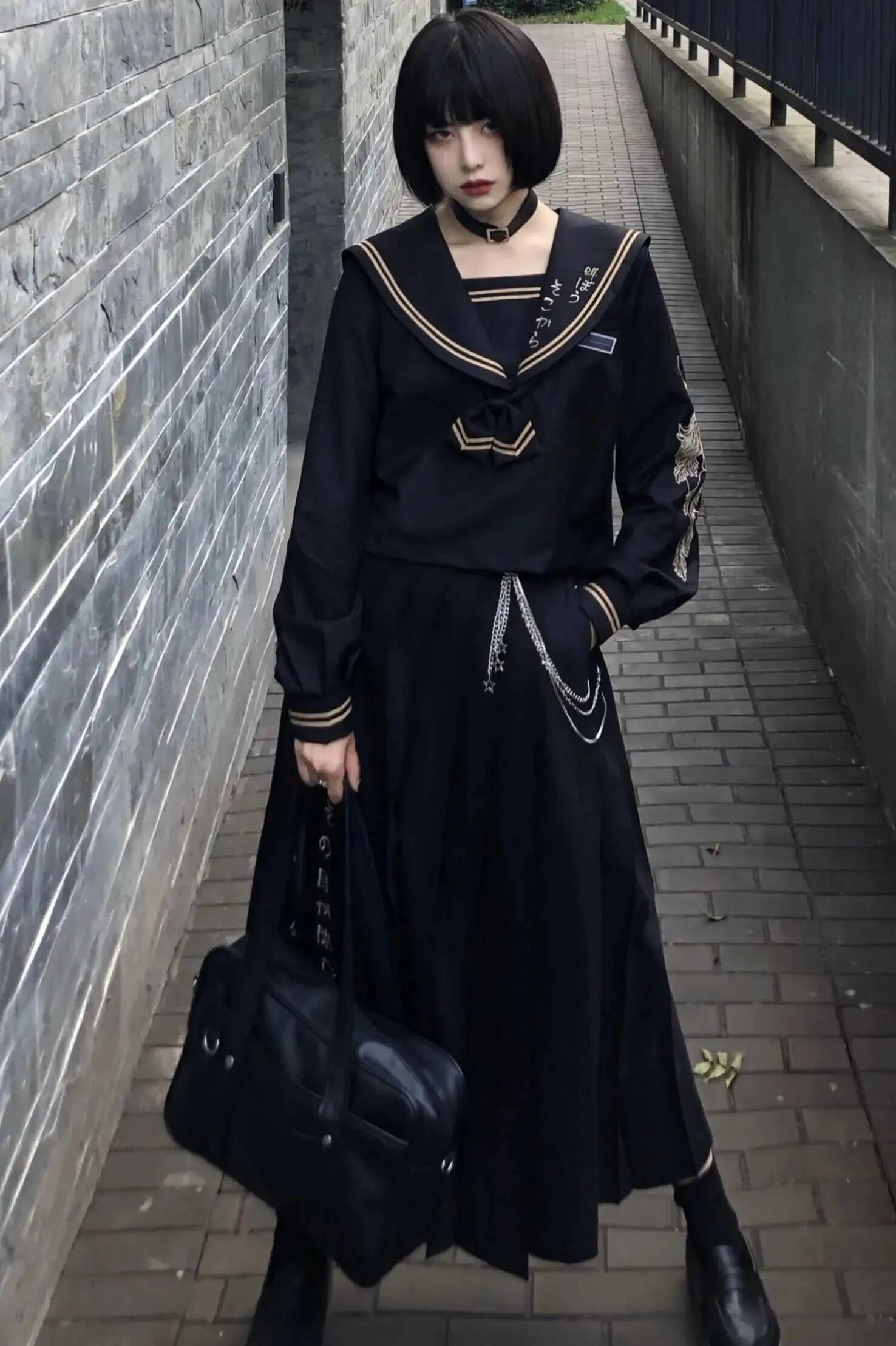 Uniforme d'écolière japonaise JK, veste à manches longues de style collège coréen