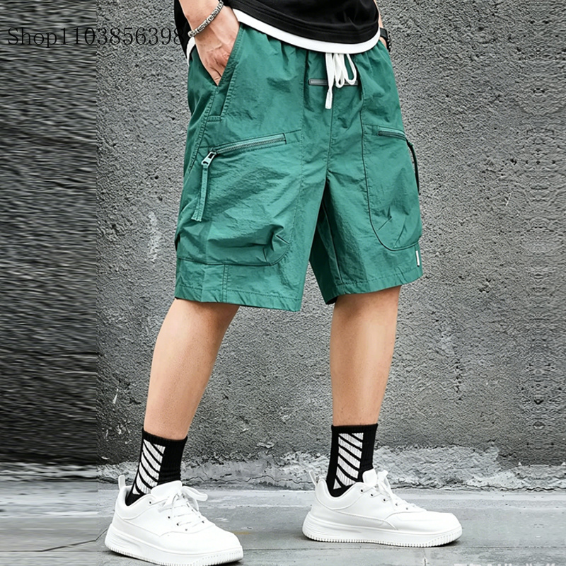 Shorts cargo pour hommes, extérieur, voyage, sport décontracté, shorts à grandes poches, tissus confortables pour hommes, shorts fins pour les sorties