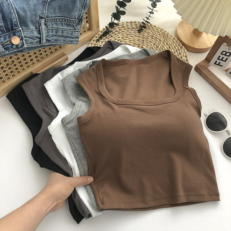 Camisole Précieux pour Femmes, Sous-Vêtements Doux, Tenues d'Été, Sexy, Serré, Astronomique, Chemise en Fibre