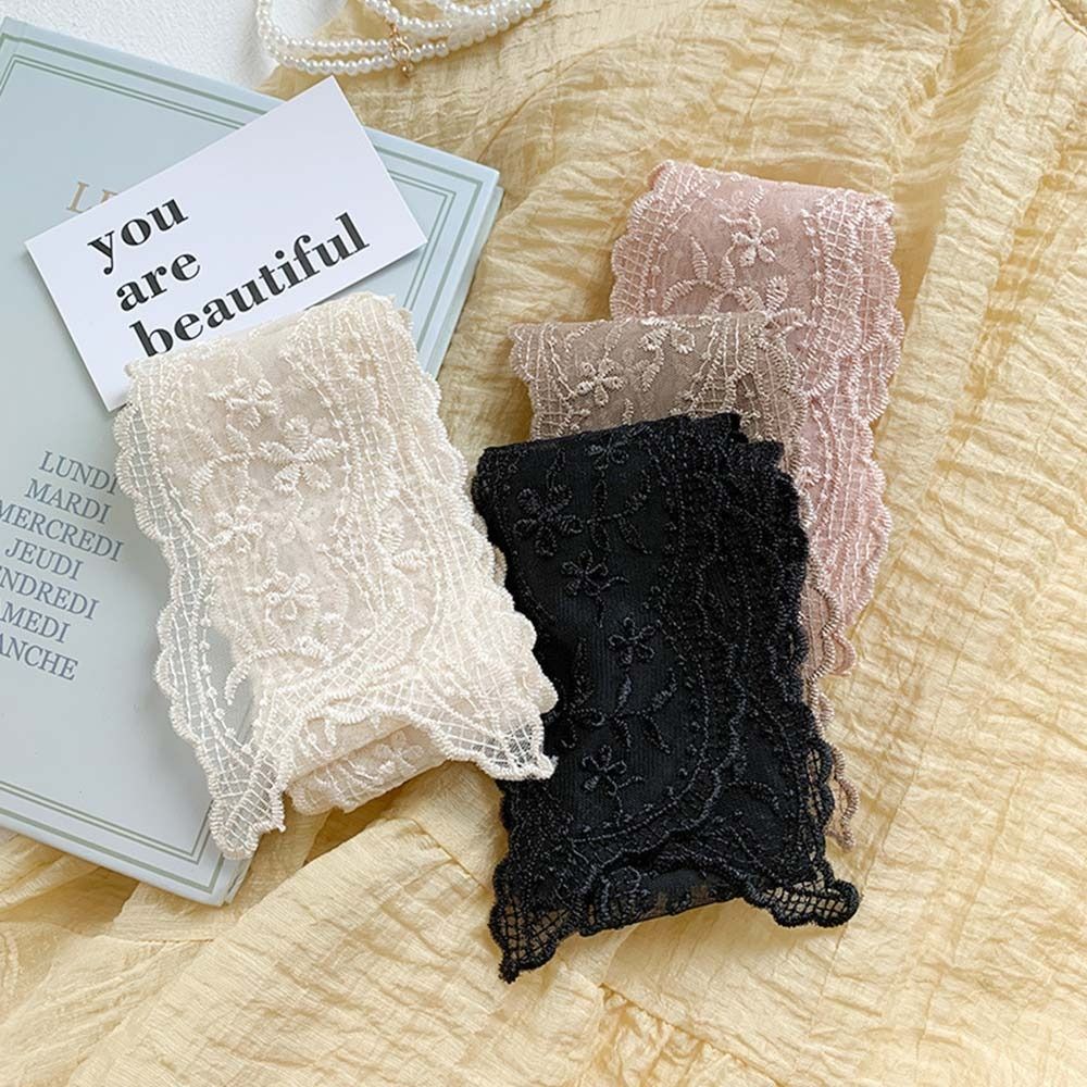 Écharpe en dentelle douce à la mode, bandeau creux élégant, ruban de cheveux féerique Floral pour femmes