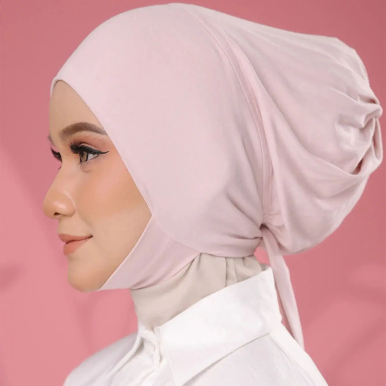 Bonnet intérieur Hijab pour femmes, sous-écharpe solide, écharpe sous-casquette, chapeau turban, hijabs musulmans islamiques, couvre-sauna prêt à porter