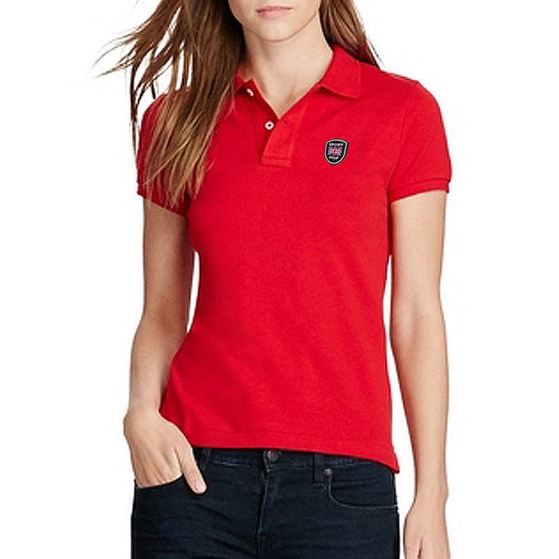 Polo à manches courtes pour femmes, vêtements de sport décontractés en coton, chemise à col polo, t-shirts à revers pour femmes, mode d'été, Y-Clothing