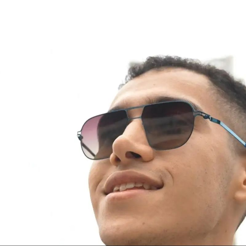 Lunettes de soleil polarisées hommes femmes coloré plage mode carré lunettes de soleil Ultra léger mince sans vis allemagne marque Design ANGUS