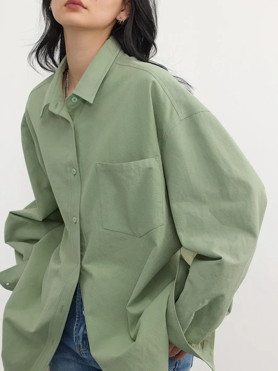 CHIC VEN Chemises pour femmes, décontractées, simples, amples, à manches longues, chemisiers tendance pour femmes, vêtements de bureau pour dames, vêtements de printemps et d'automne 2026