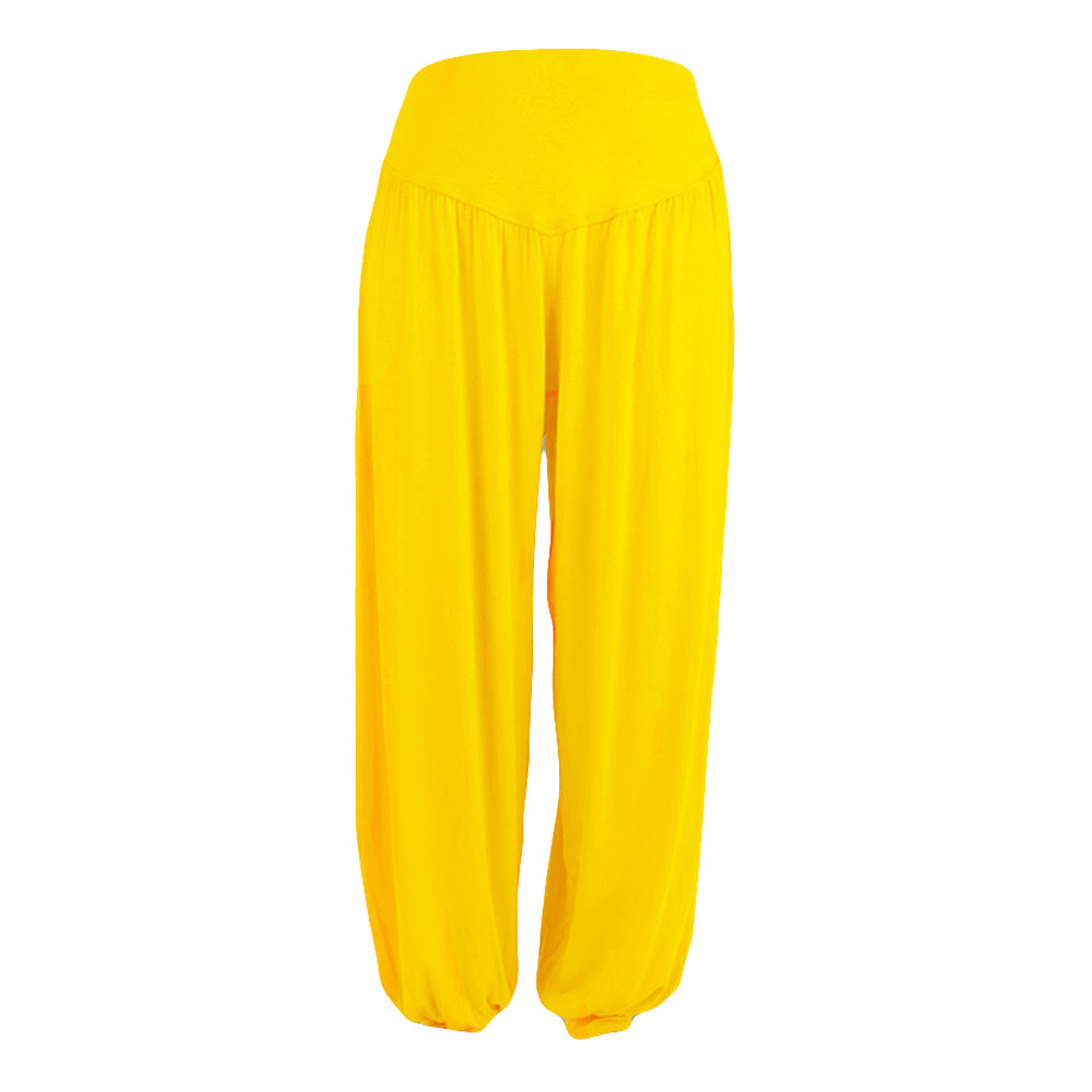 Femmes élastique lâche danse Yoga pantalon gymnastique pantalon d'entraînement trajet pantalons de survêtement taille haute femme vêtements Calça Feminina