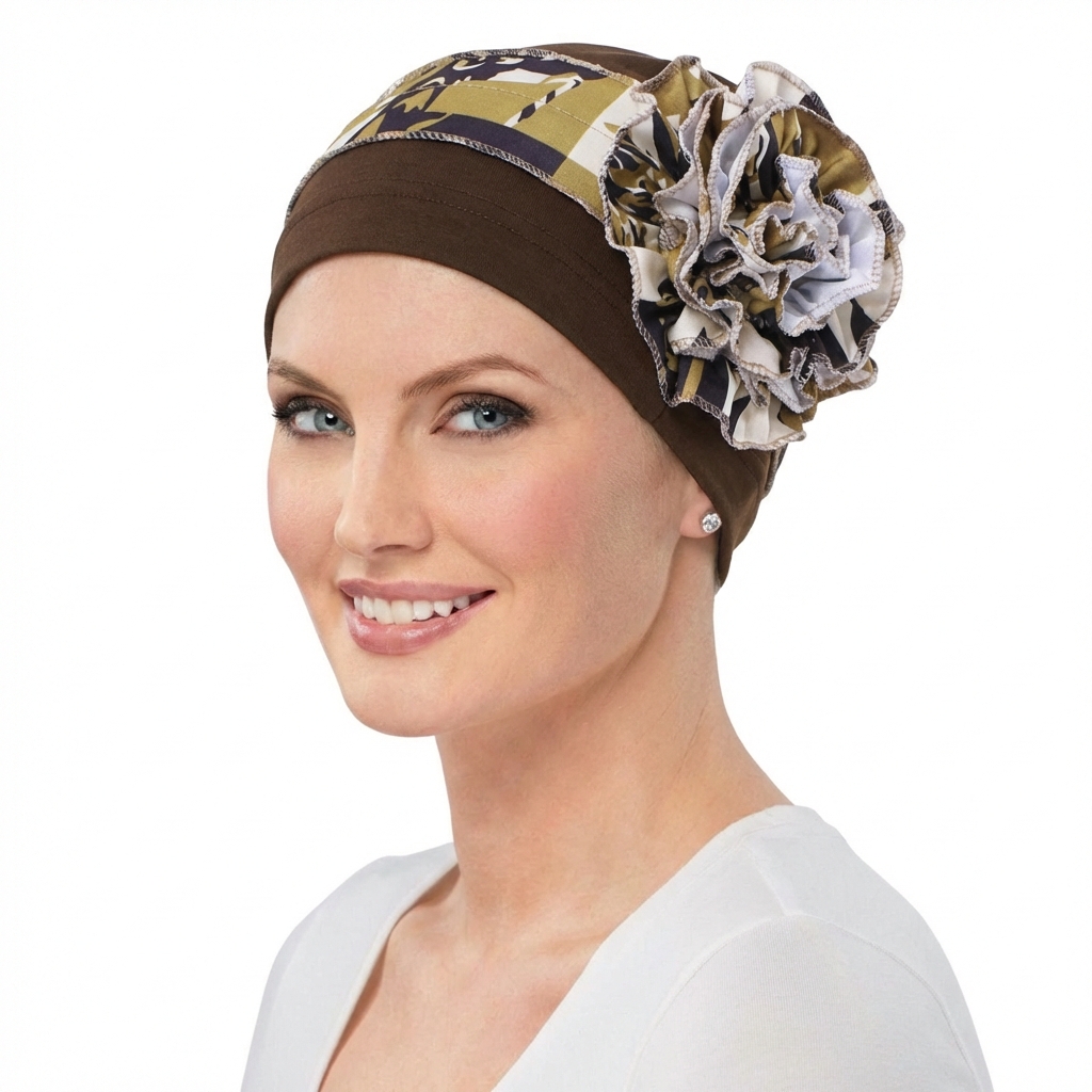 Chapeau Turban Élégant et Respirant à Motifs Floraux pour Femmes Musulmanes, Bonnets Hijab Élastiques, Foulard de Tête, Bonnet Chimio pour le Cancer