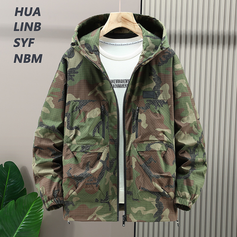 Solomon-Coupe-vent ample extra large pour hommes, vêtements de travail, veste décontractée, manteau d'assaut, vêtements tendance, grande taille, 12XL, 11XL, 10XL