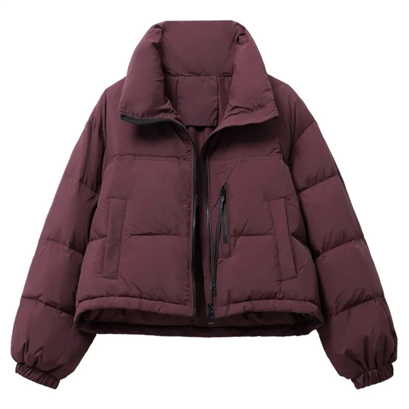2025 nouveau hiver coréen ample court col montant coton rembourré veste femmes épaissir chaud élégant Parkas vêtements d'extérieur pour femmes