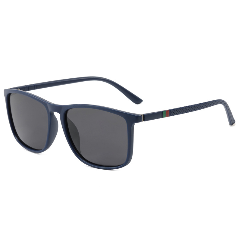 Hommes de luxe lunettes de soleil mode Vintage carré Ultra léger TR90 cadre conduite pêche lunettes de soleil pour homme UV400 lunettes