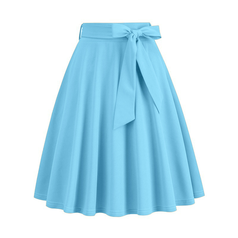 Jupes vintage monochromes pour femmes, ceintures, style Herfestivals, vêtements d'été, vente, 2025, JQMY3800