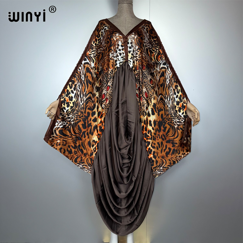 WINYI robe de soirée dubaï luxe femme caftan ample femme musulmane vêtements vacances plage couvertures boho femme vêtements robes