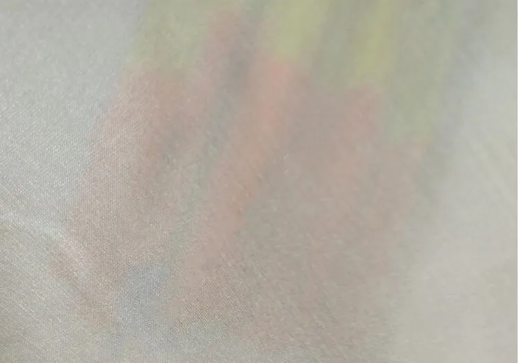 5 Mommes Habotai culte soie matière première danse du ventre ventilateur voiles Streamer tissu bricolage matériel pur blanc