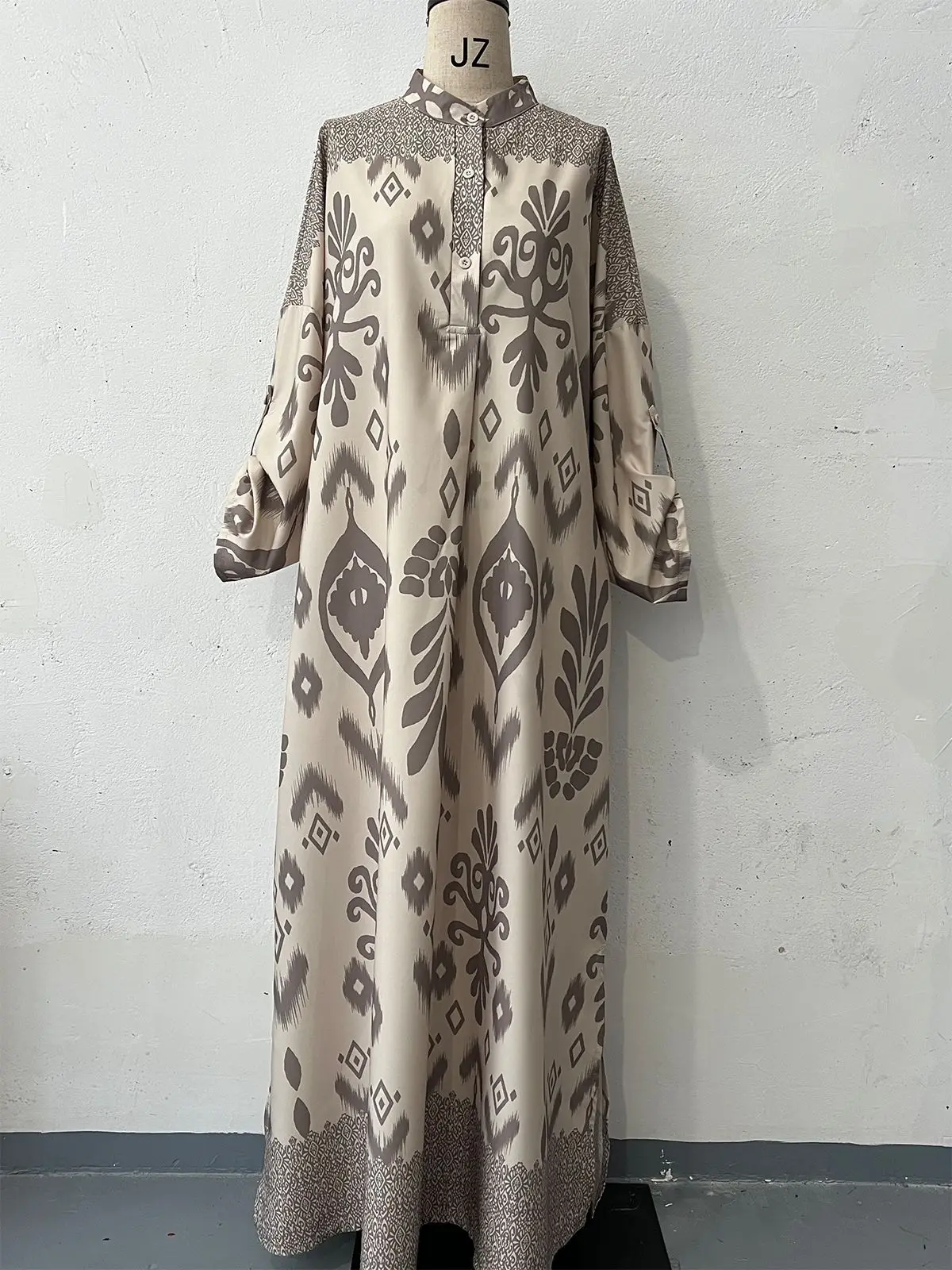 Ramadan Eid femmes musulmanes Robe imprimée Jalabiya arabe longue Robe Abaya dubaï saoudien robes maroc caftan Abayas robes modestes