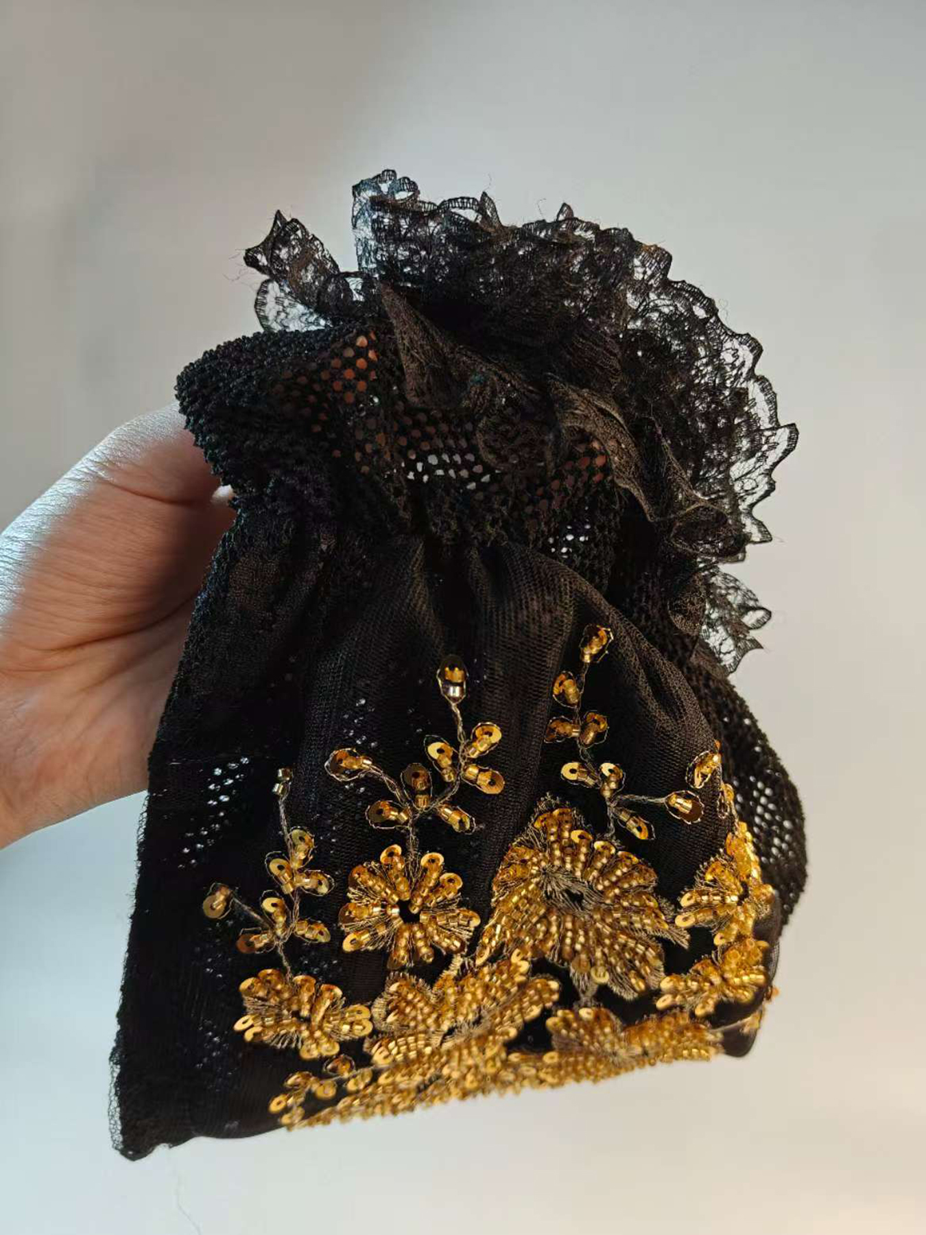 Africain femme enveloppement tête Bonnet musulman Turban chapeau dame tête enveloppes paillettes Luminescence perles plissé Turban casquette pour les femmes