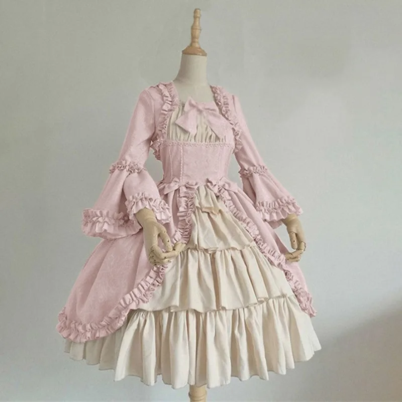 Robe De soirée rétro élégante pour femmes, Cosplay, robes De palais gothiques, vêtements De fête d'halloween