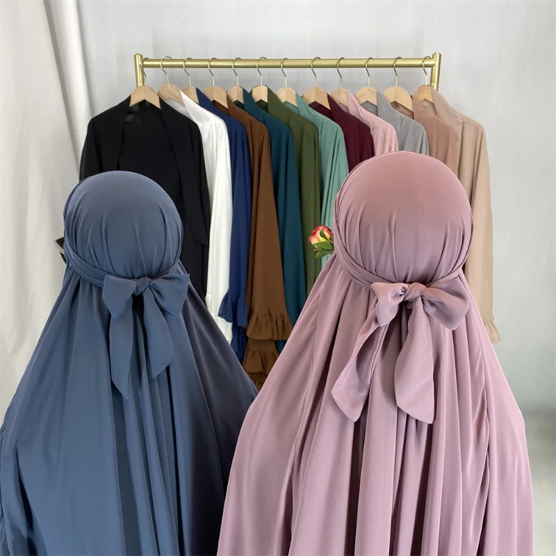 Écharpe de prière en mousseline de soie pour femmes musulmanes, hijabs turcs de Dubaï, turban de ramadan, niqab Abaya pour femmes, tiens imar uni extra long, mode