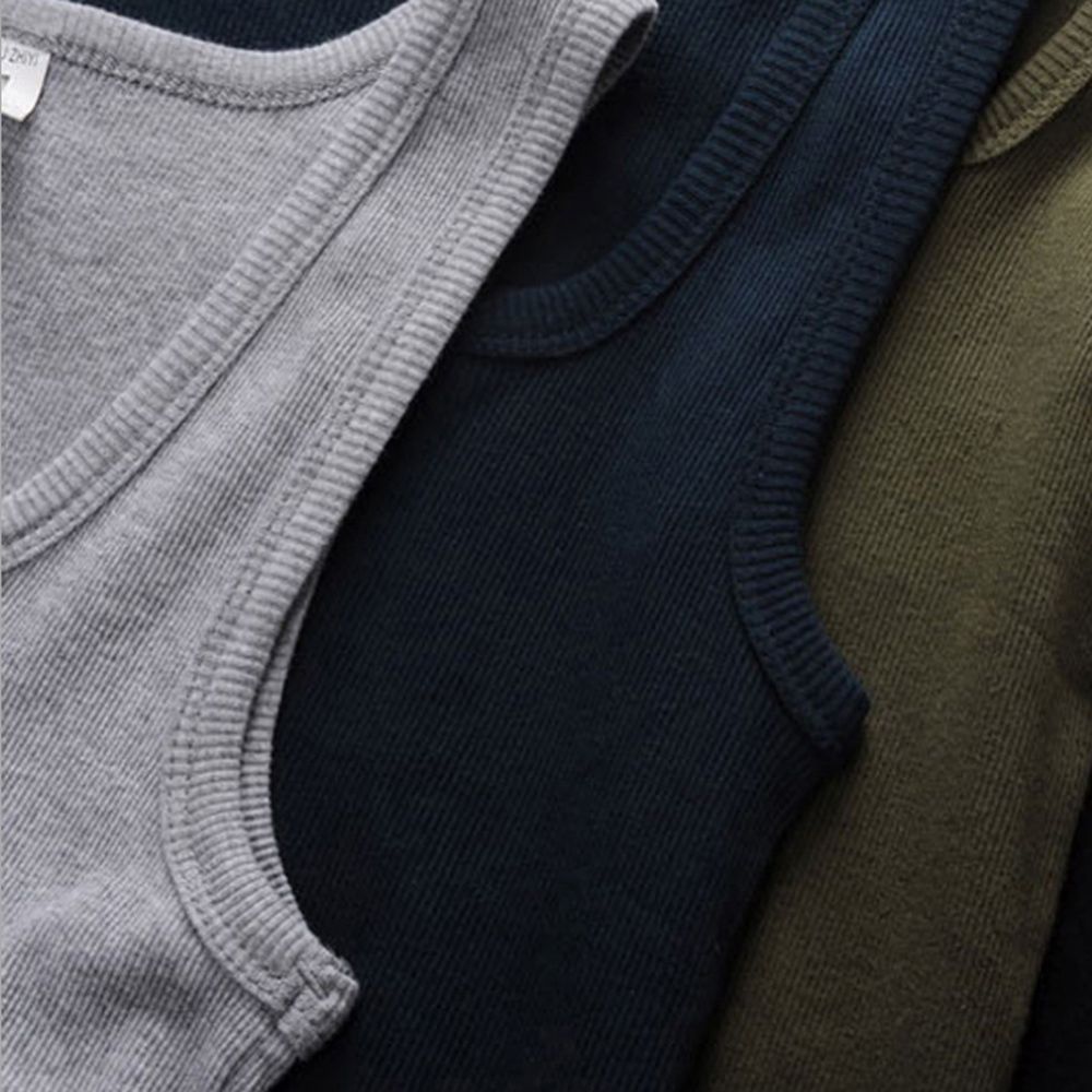 Été grande taille hommes femmes vêtements noir blanc gris débardeurs Singlets 100% coton Fitness hommes gilets musculaires t-shirt pour les femmes