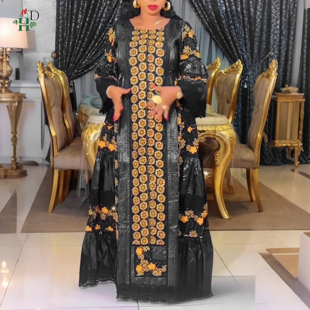 Robes H&D en solde, robes africaines pour femmes, robes brodées en bazin riche pour la mère de la mariée 2026, Afrique du Sud