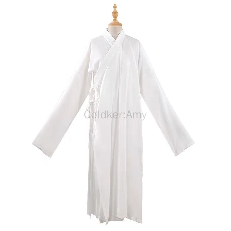 Costume Hanfu traditionnel chinois pour femmes, robe blanche trempée, jupe en Y, vêtements intérieurs