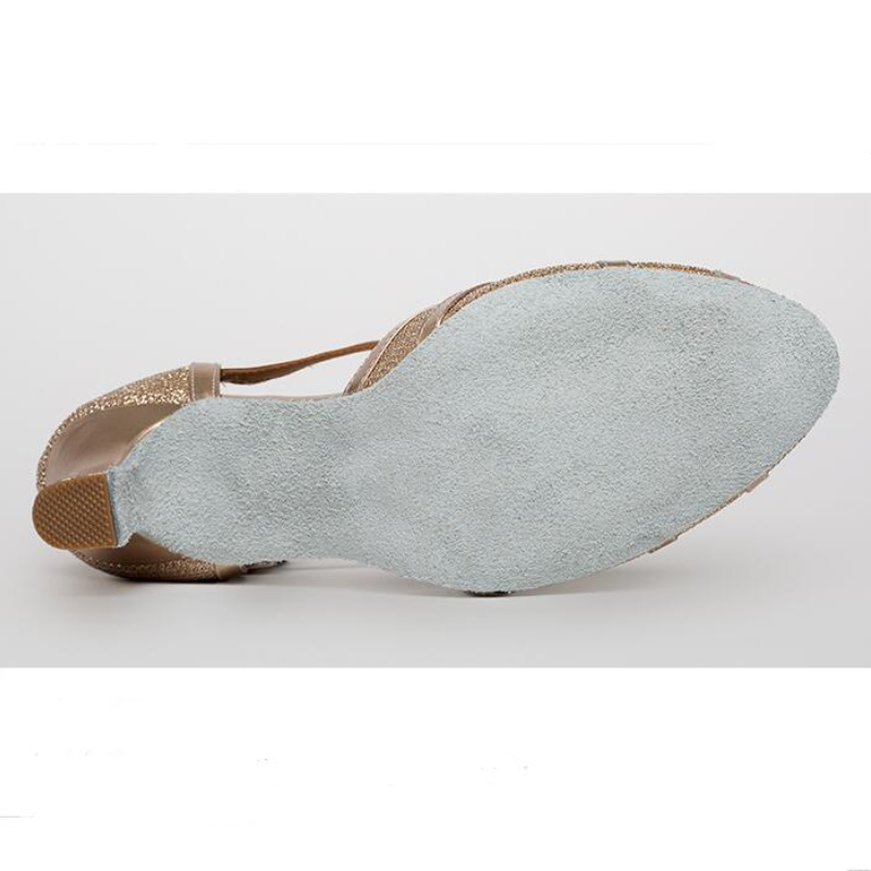 Chaussures de danse de salon de mode pour femmes paillettes bout fermé chaussure moderne Salsa salle de bal Tango chaussures latines pour filles chaussures sandales