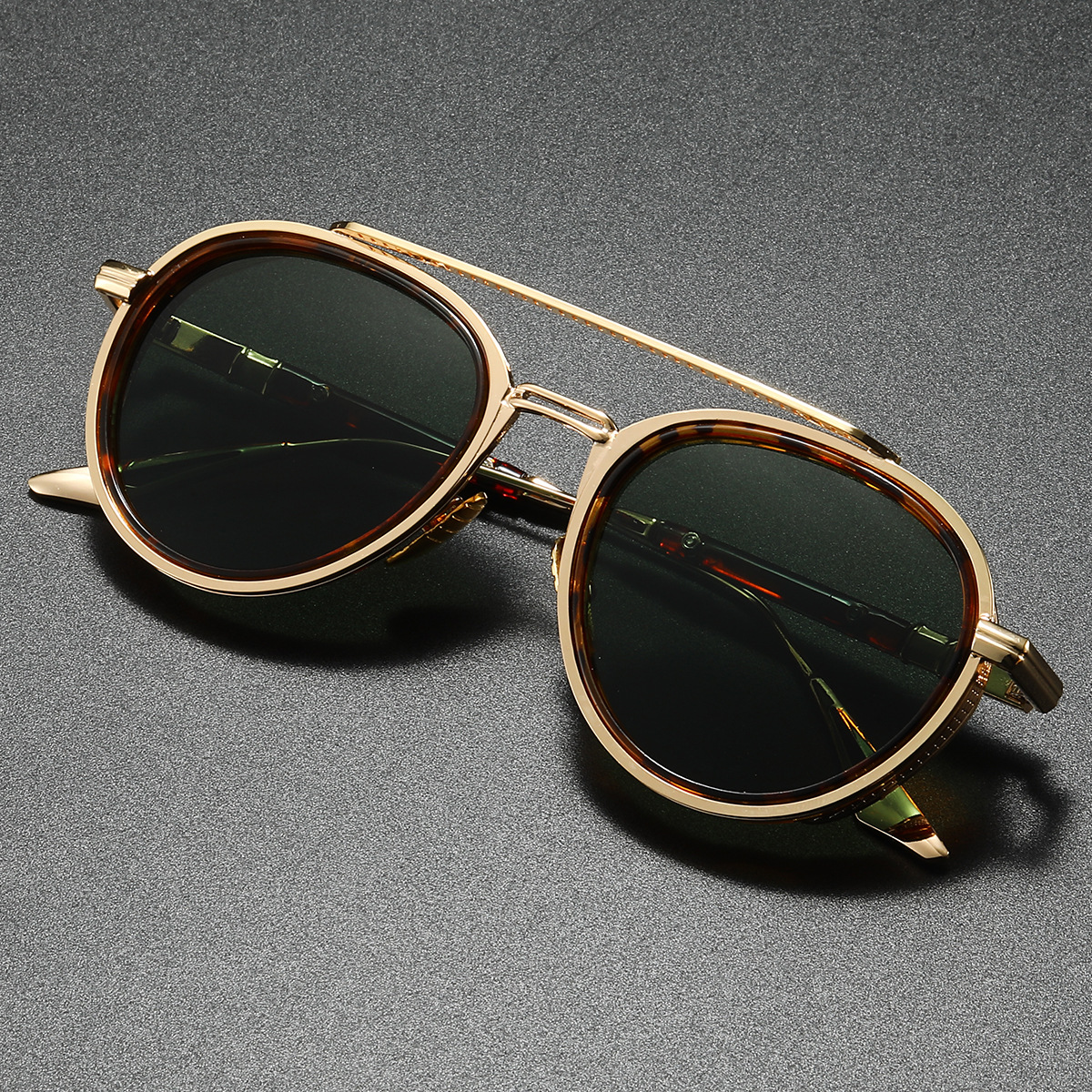 Lunettes De soleil exquises hommes 2025 nouvelle marque concepteur rond pilote Punk lunettes De soleil homme unisexe luxe lunettes Lentes De Sol Hombre