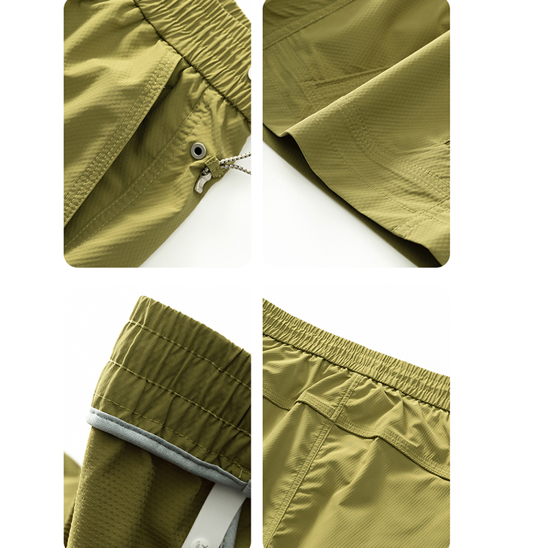 Shorts unisexes adaptés à tous les types de silhouette |   Séchage rapide, pliable et polyvalent pour les trajets en ville et les activités de plein air