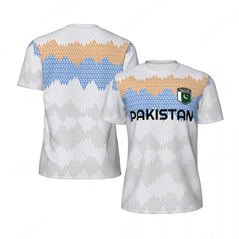 Maillot de Football graphique pakistanais hommes nouvelle mode 3D imprimé sport t-shirt été surdimensionné à manches courtes t-shirt pour homme vêtements