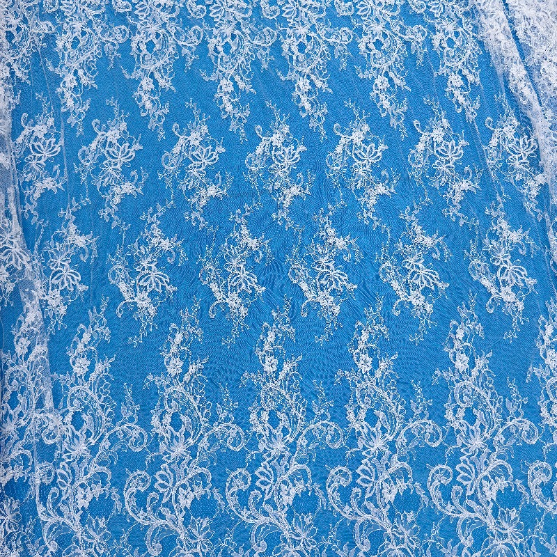 3M par pièce, dentelle à bordure blanc cassé pour cils, populaire à l'étranger pour voile de mariée et châle, ajoutant une touche d'élégance