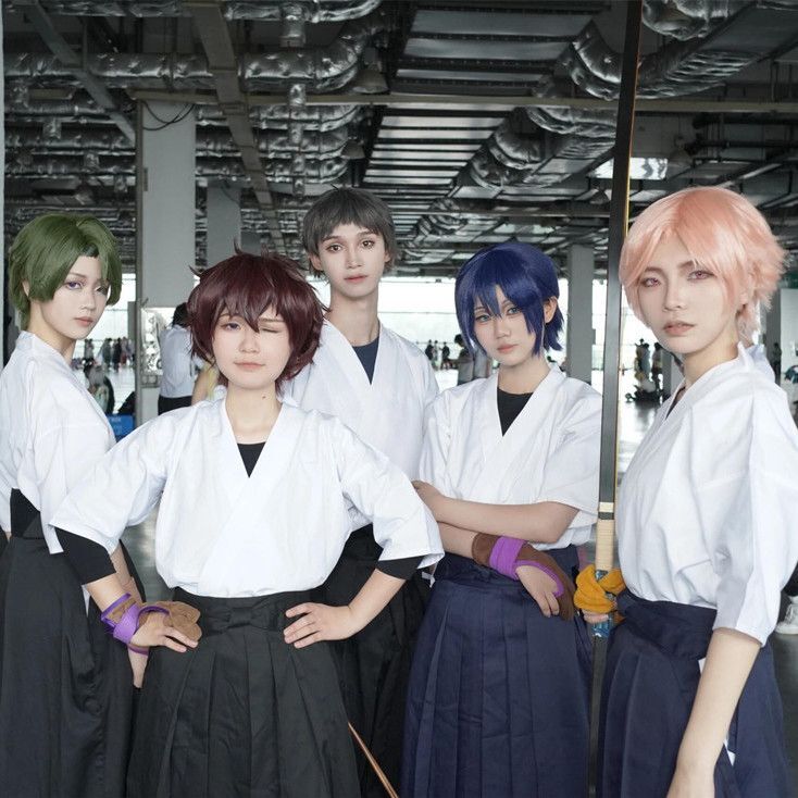 Uniforme Kimono Kendo japonais pour hommes, Costume de Cosplay, costume de Cosplay Anime Kendo du lycée