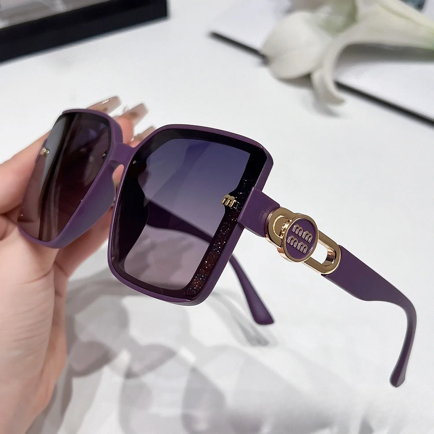 Lunettes de soleil polarisées vintage 2026, nouvelle mode, pour femmes, de haute qualité, marque de luxe, verres de protection UV400