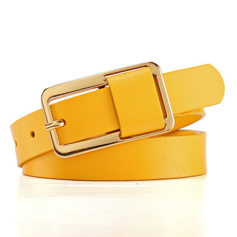Ceinture en cuir pour femme, ceinture fonctionnelle pour chemises et costumes, accessoire élégant classique pour un assortiment polyvalent