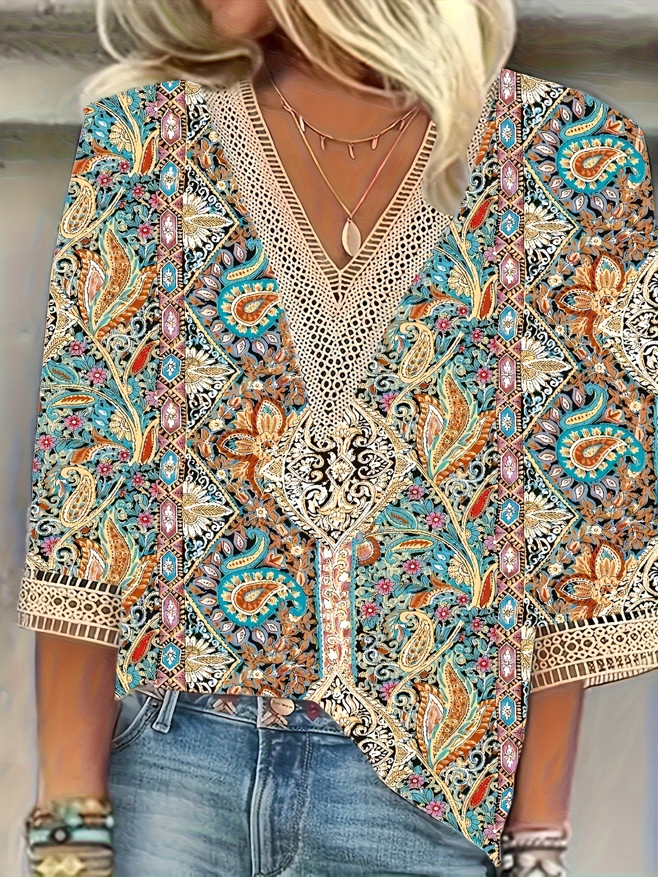 Tempérament ample femme chemise mode blouse décontractée élégant à manches longues femme chemise vacances week-end haut